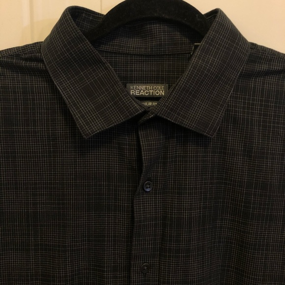 Kenneth Cole Reaction Men’s Dress Shirt Regular - Picture 2 of 14